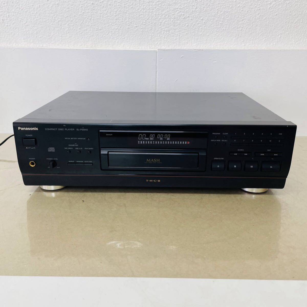 Panasonic 　SL-PS840　CDプレーヤー　音出し確認済み　i15813　120サイズ発送　_画像8