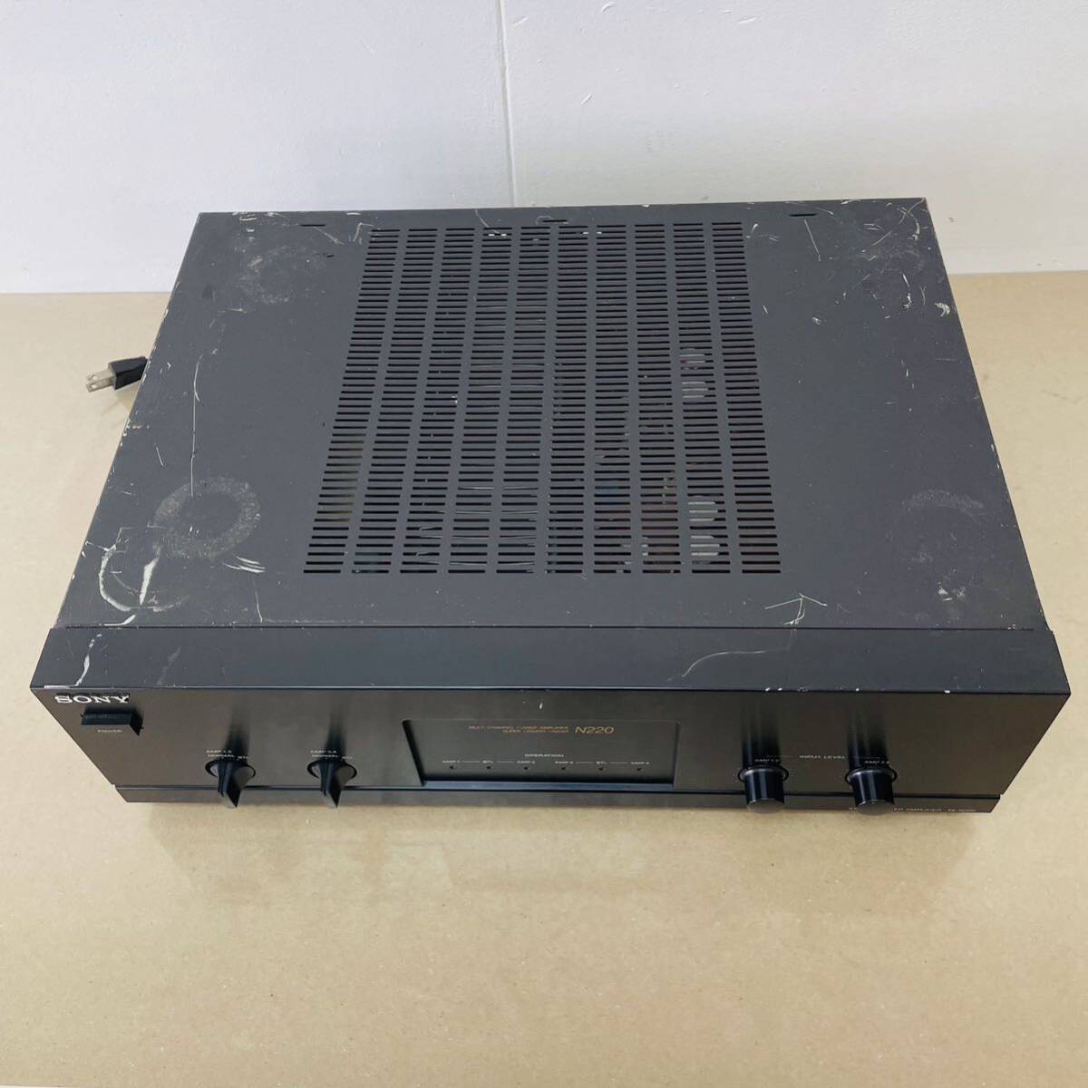 SONY　TA-N220　パワーアンプ　音出し確認済み　i18234　140サイズ発送　_画像3