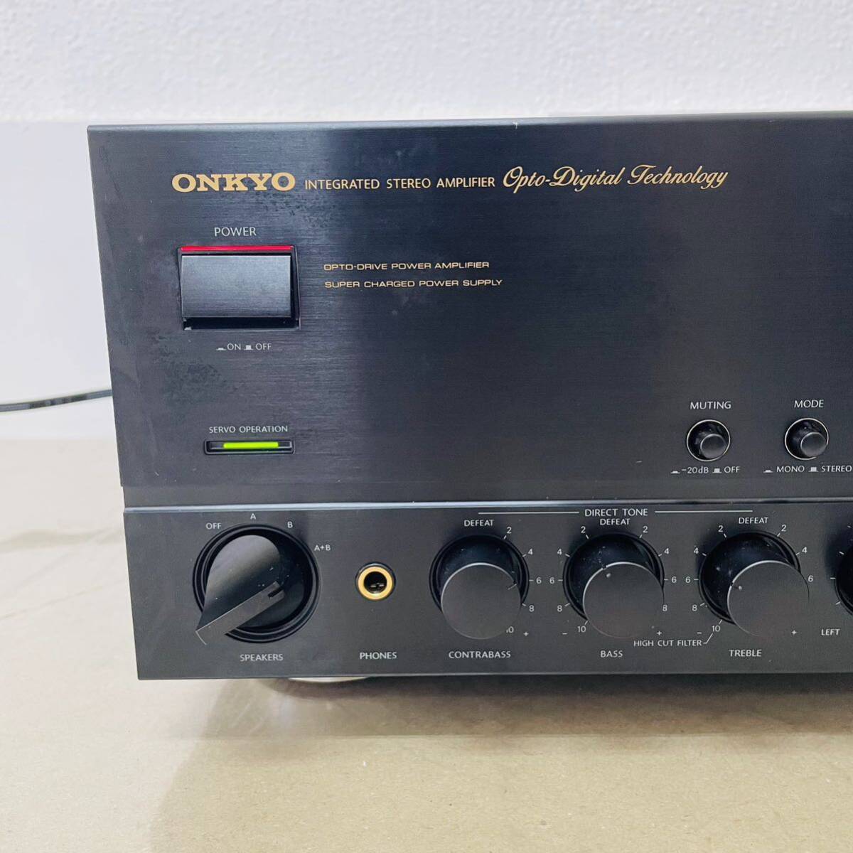 ONKYO 　A-817XD　プリメインアンプ　音出し確認済み　i15809　140サイズ発送　_画像2