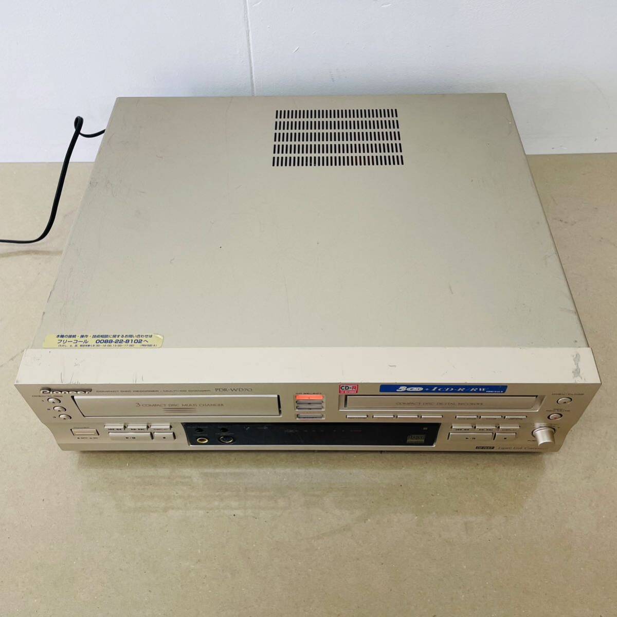 Pioneer　PDR-WD70　CDプレーヤー　　i15818　　　140サイズ発送　　_画像5