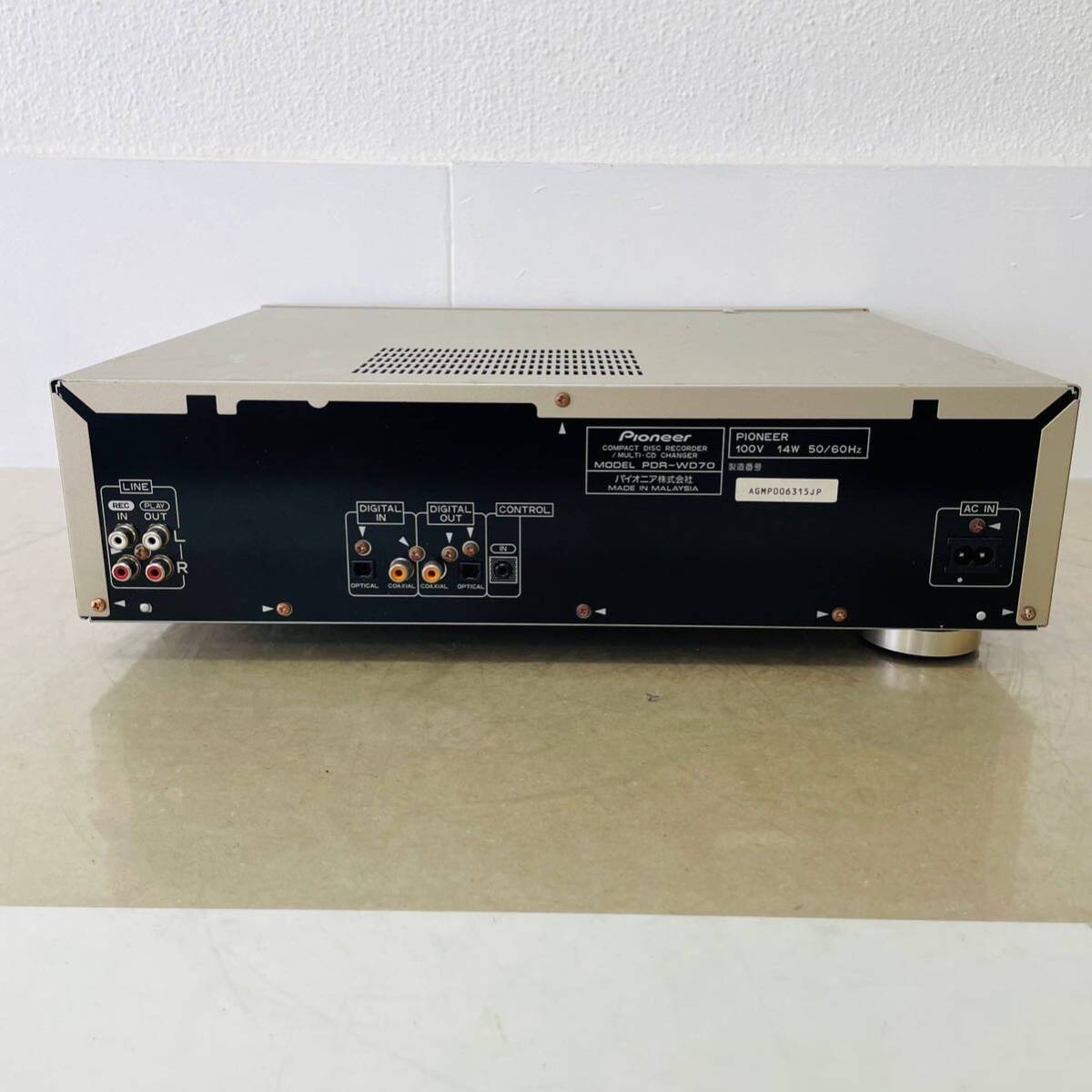 Pioneer　PDR-WD70　CDプレーヤー　　i15818　　　140サイズ発送　　_画像9