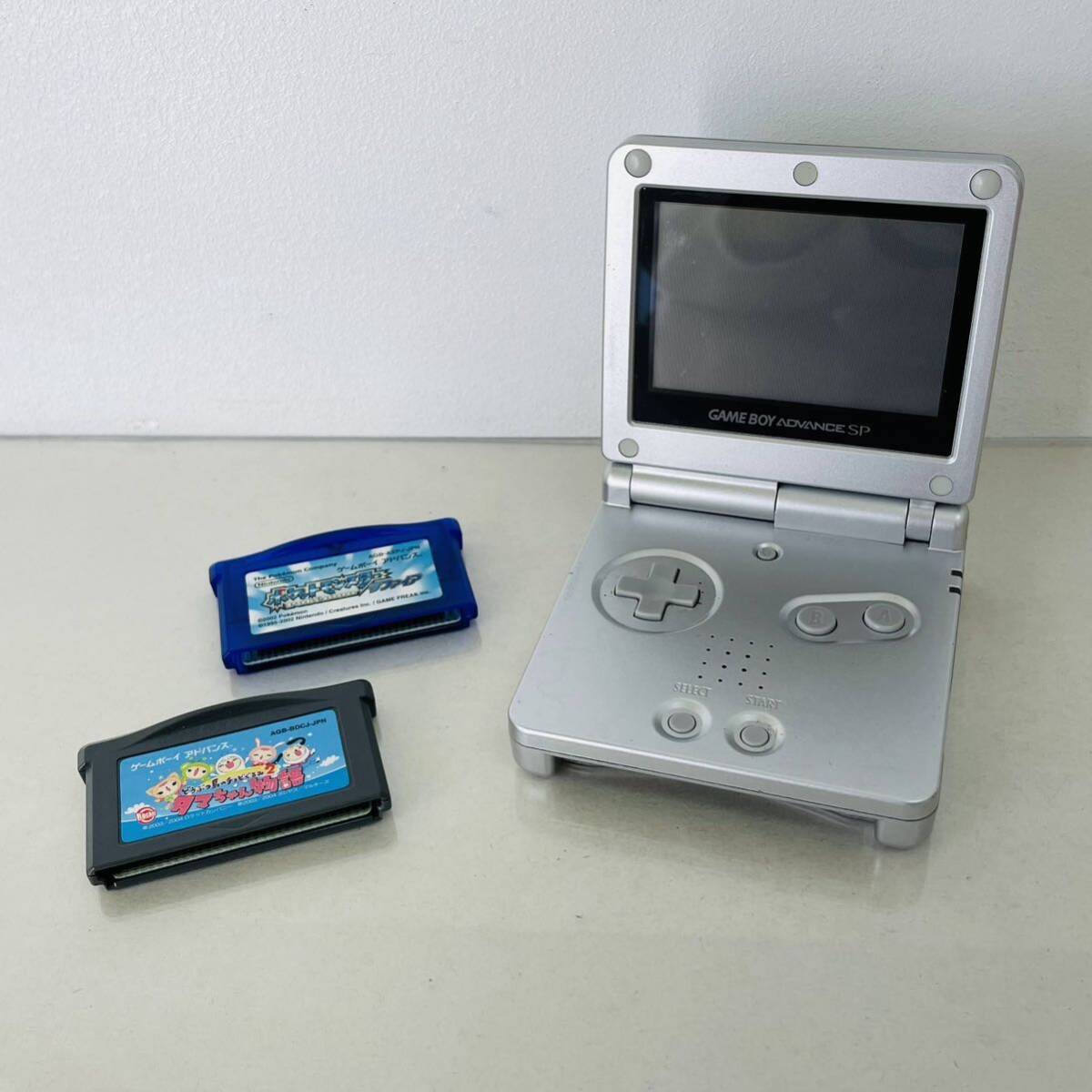  Junk nintendo AGS-001 Game Boy Advance SP Pokemon sapphire tama Chan monogatari i18244 compact shipping 
