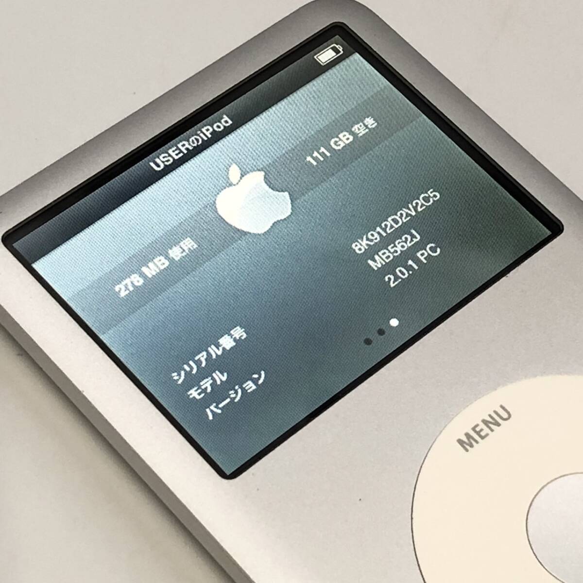 ◆◇バッテリー△ Apple iPod Classic 120GB MB562J A1238◇◆_画像2