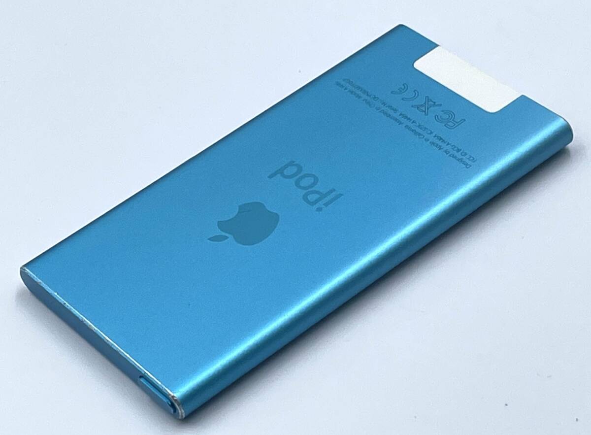 ◆◇外観概ね美品　バッテリー良好！　Apple iPod nano 16GB MD477J A1446 第7世代　ブルー系◇◆_画像7