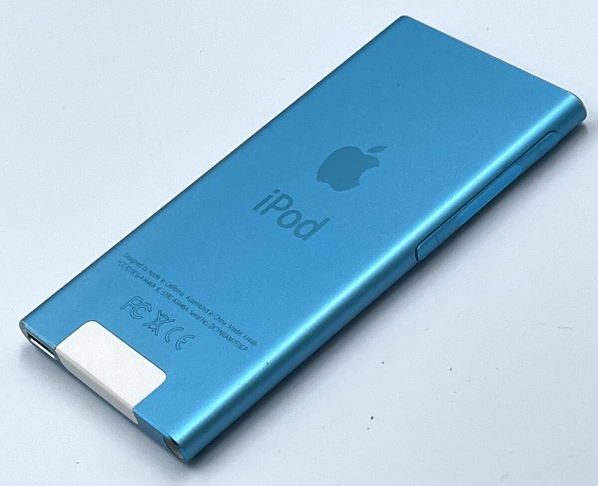 ◆◇外観概ね美品　バッテリー良好！　Apple iPod nano 16GB MD477J A1446 第7世代　ブルー系◇◆_画像6