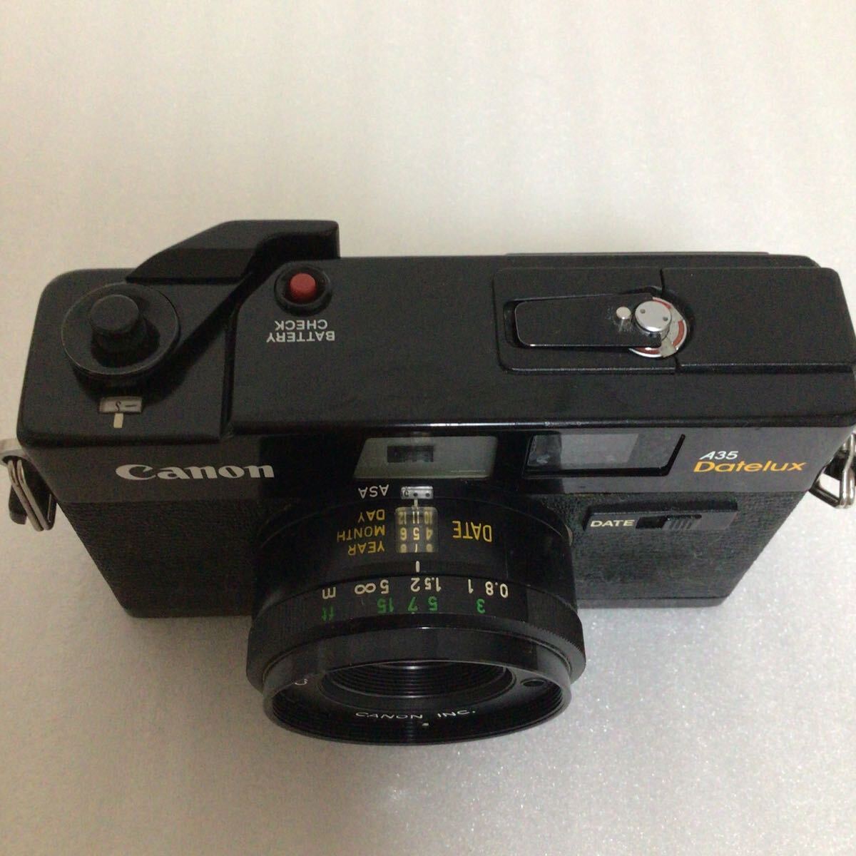 【59】★現状品★カメラ キャノン Canon A35 Datelux コンパクトフィルムカメラ レンズ CANON LENS 40mm 1:2.8の画像5