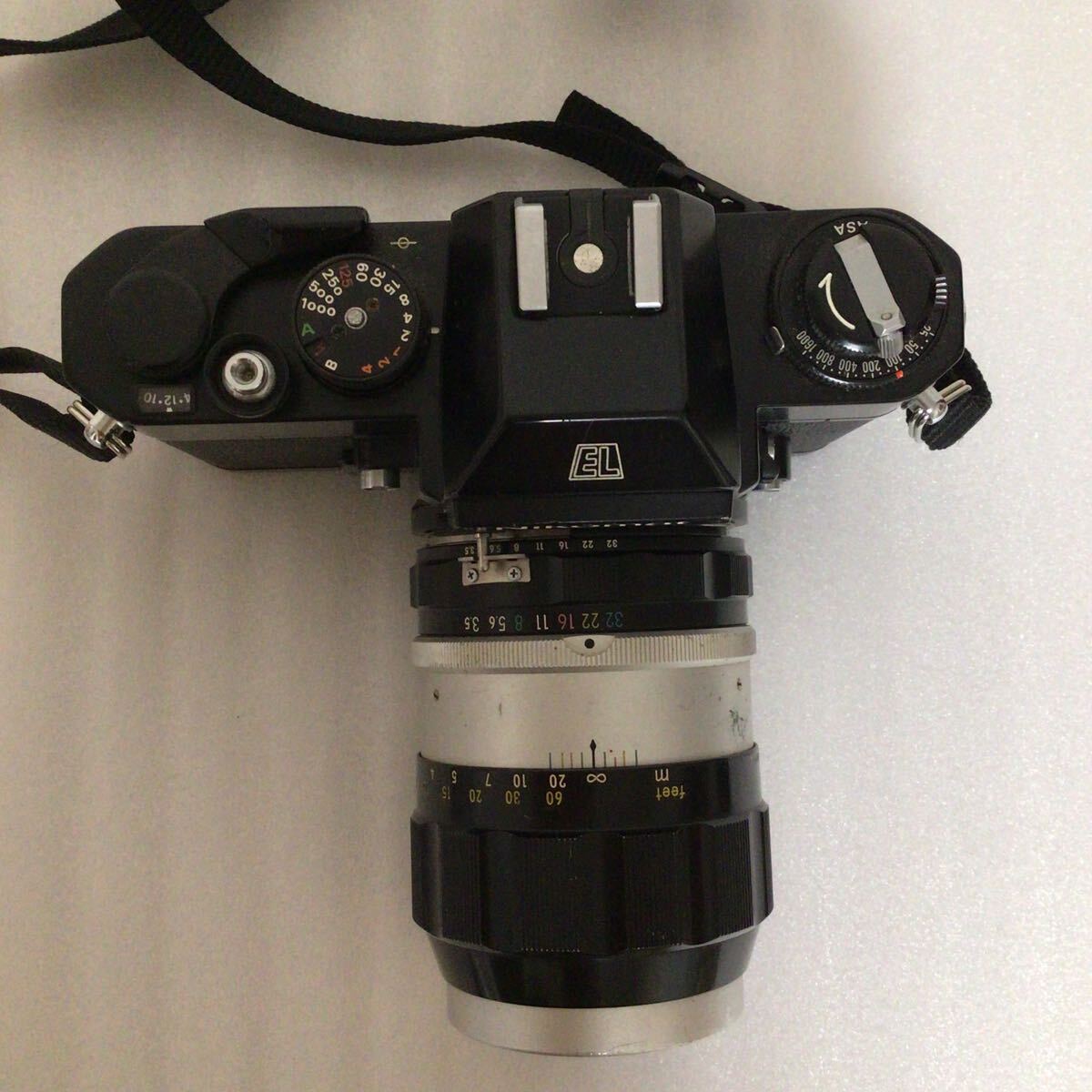 【61】★現状品★カメラ ニコン Nikon Nikomat EL フィルムカメラ レンズ NIKKOR-Q Auto 1:3.5 135mm NIKON の画像4