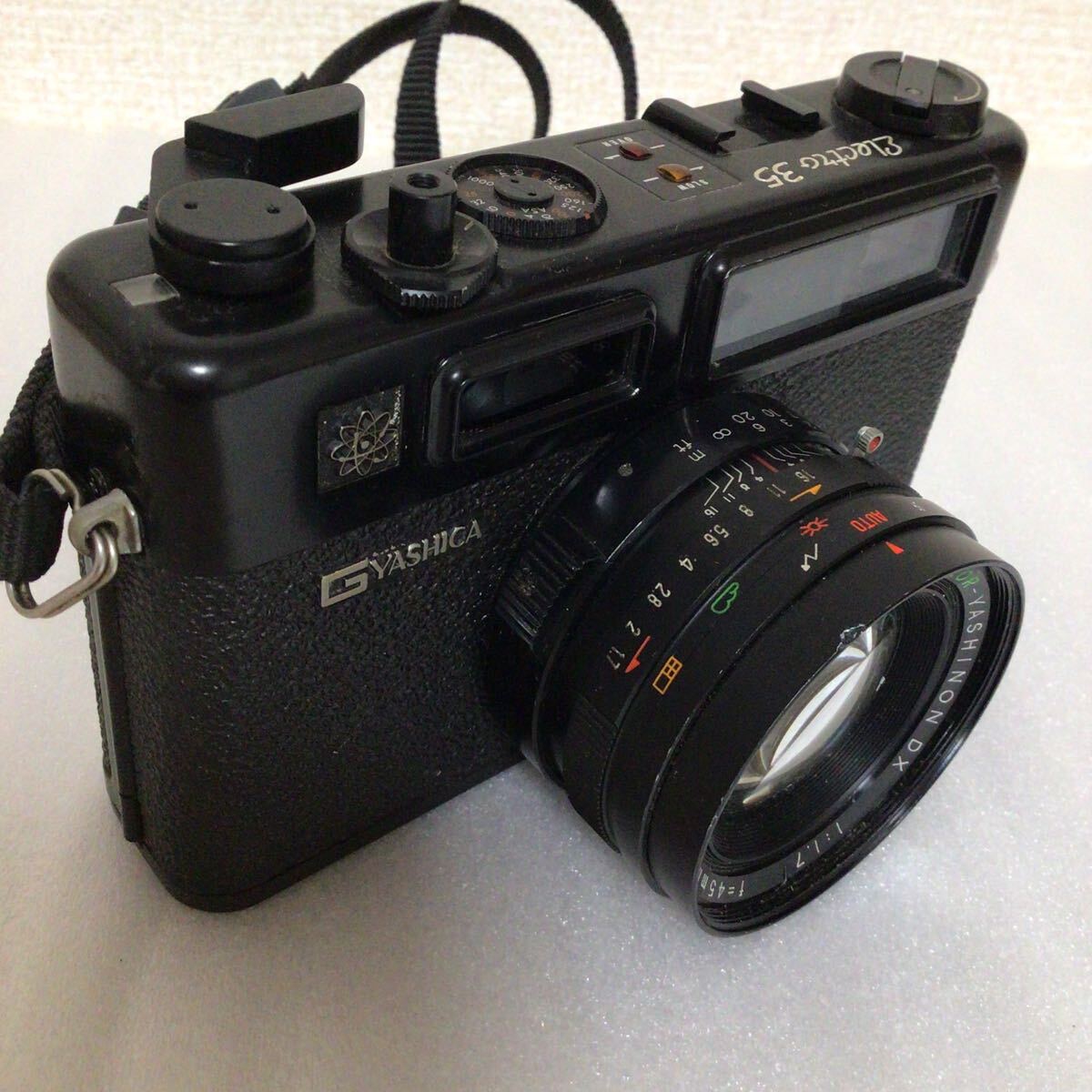 【62】★現状品★カメラ ヤシカ エレクトロ35 YASHICA Electro35 フィルムカメラ レンズ YASHINON DX 1:1.7 45mmの画像2