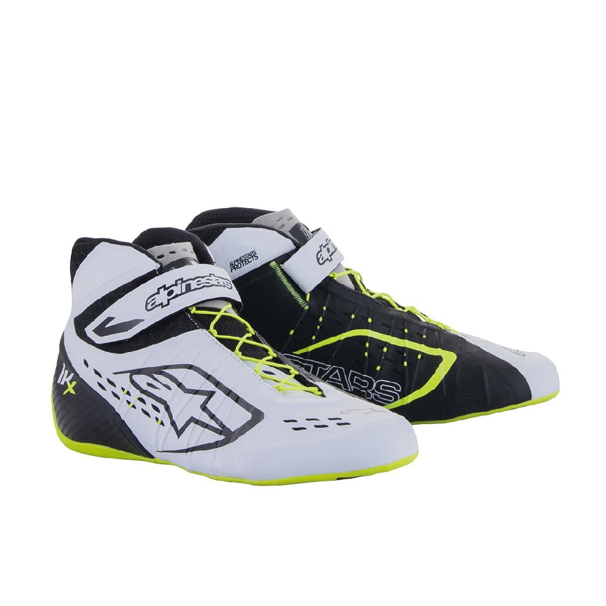 alpinestars(アルパインスターズ) カートシューズ TECH-1 KX V2 SHOES (サイズUSD： 10) 125 BLACK WHITE YELLOW FLUO_画像1