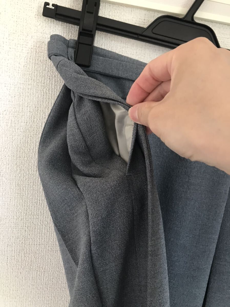 Laula ラウラ ミニスカート スカート プリーツ 未使用 美品 ジャパンブランド グレーの画像5