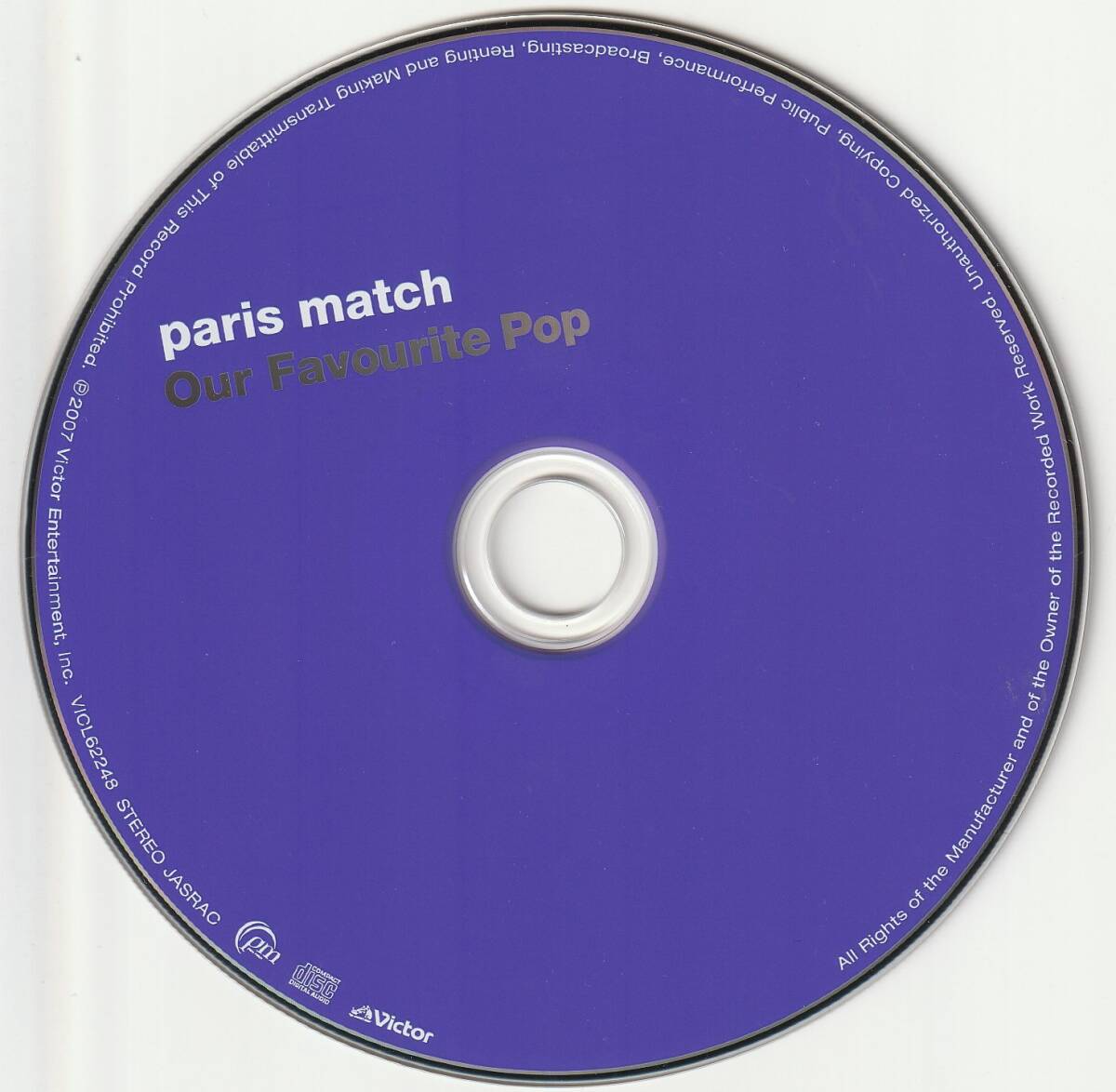 廃盤 帯付/THE PARIS MATCH/OUR FAVOURITE POP/CD/VICL-62248_画像6