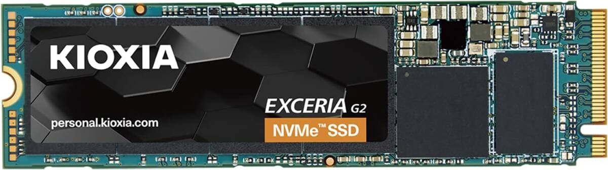 内蔵 SSD 500GB NVMe M.2 Type 2280 PCIe Gen 3.0×4 国産BiCS FLASH TLC 搭載 EXCERIA G2 SSD-CK500N3G2/N _画像1