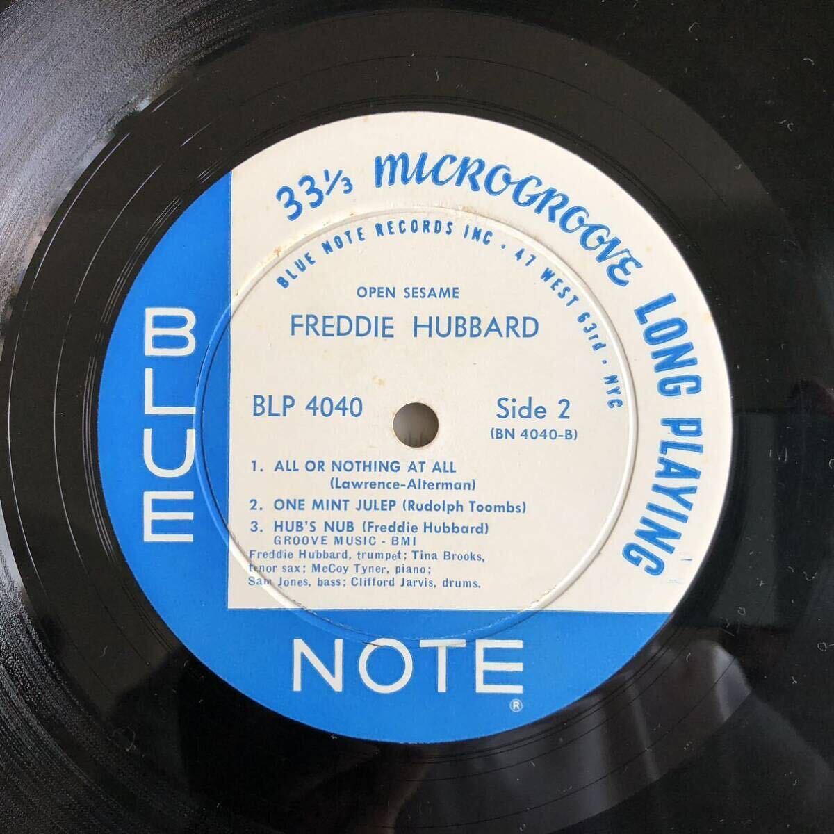 US original FREDDIE HUBBARD OPEN SESAME BLUE NOTE BLP4040 63rd DG RVG ear MONO
