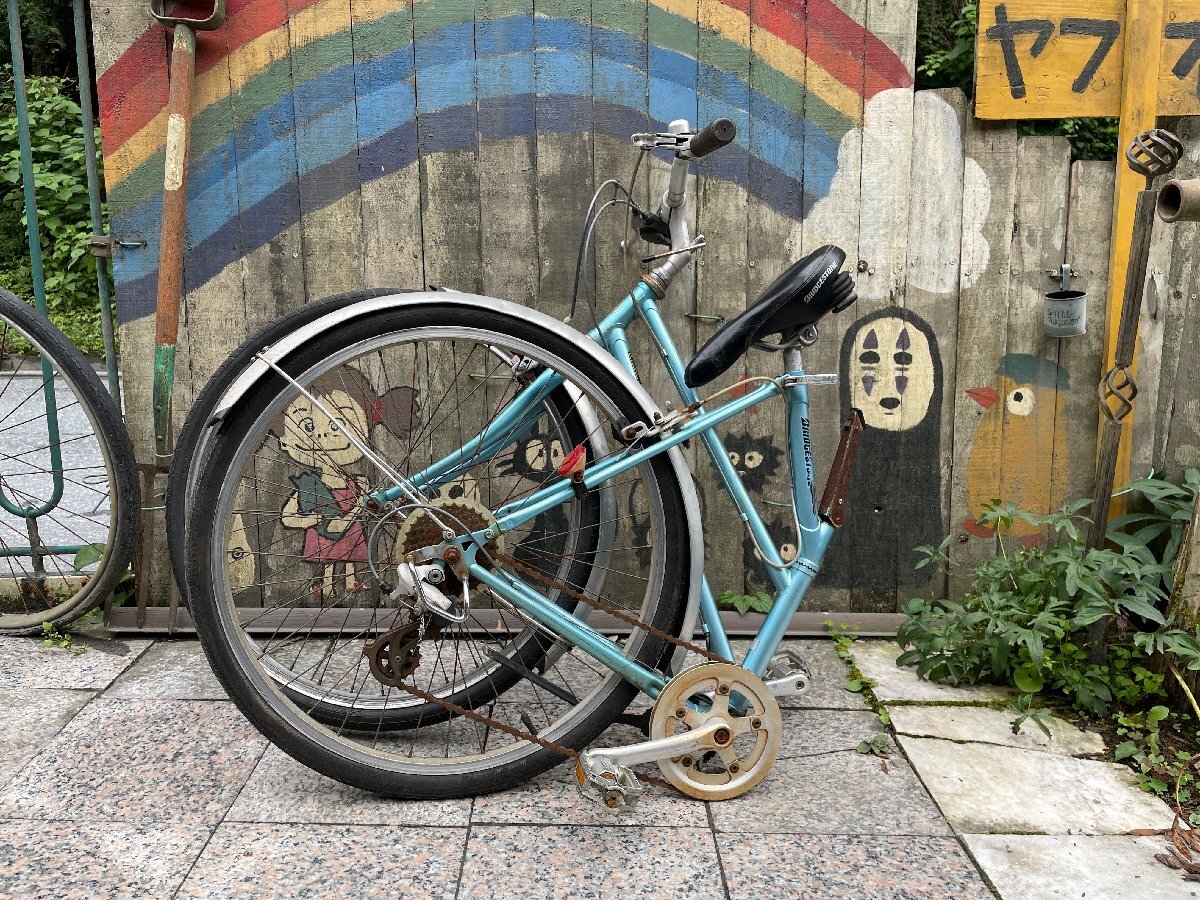 [1172][ not yet maintenance * stem adherence have,.. did ][ folding bicycle ] Bridgestone tiger njito sport TRANSIT SPORT pickup possible / shipping un- possible 
