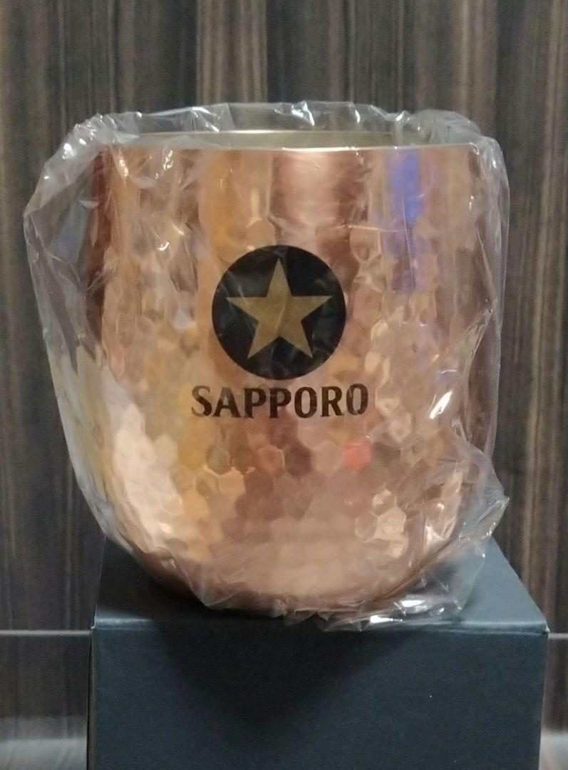  ロックカップ 340ml　サッポロ黒ラベル　ロゴ 　日本製　未使用_画像1