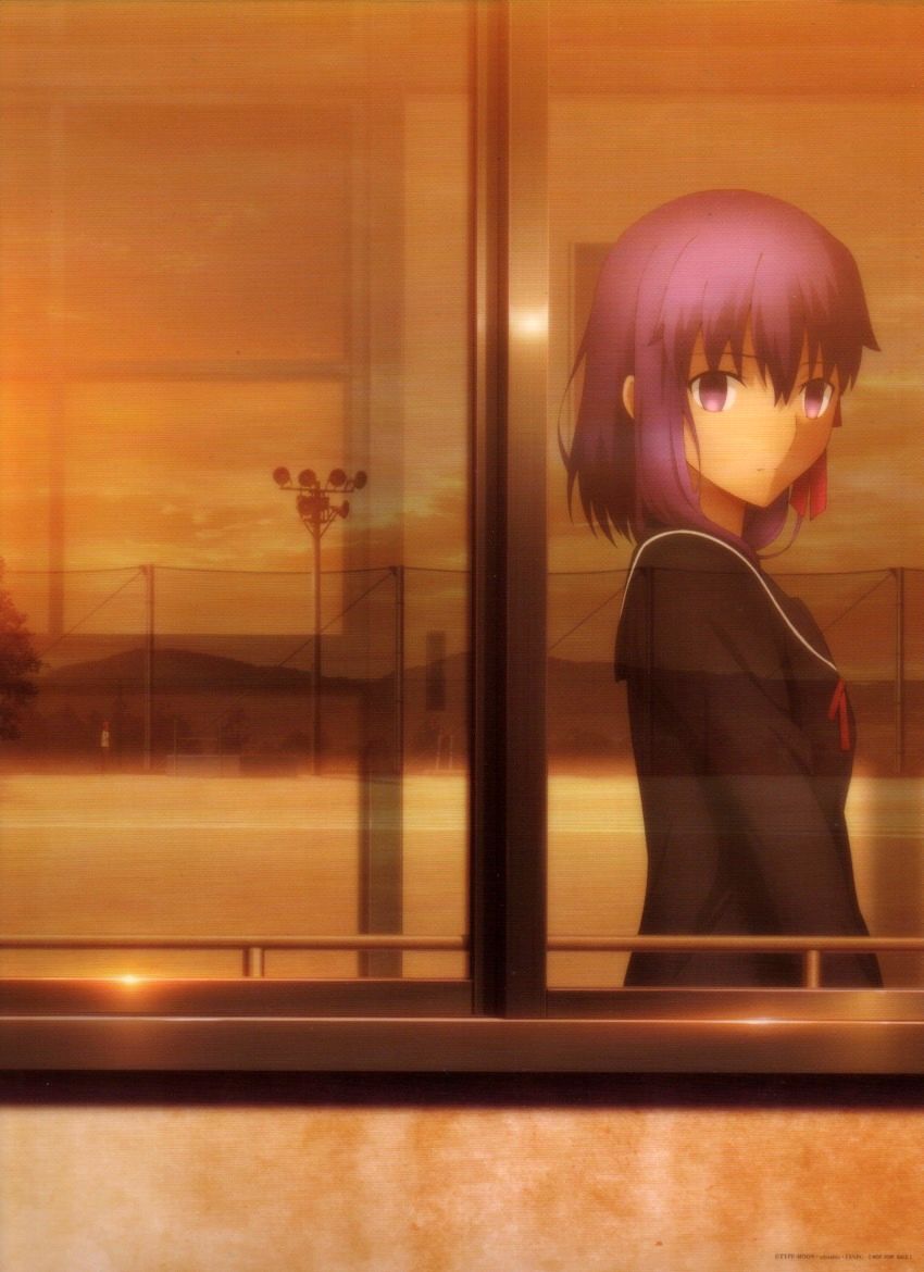 劇場版 Fate／stay night[Heaven’s Feel] II.lost butterfly　#1.遠い夕暮れ　来場者特典　A4クリアファイル　中古　『擦り傷、爪痕あり』_画像1