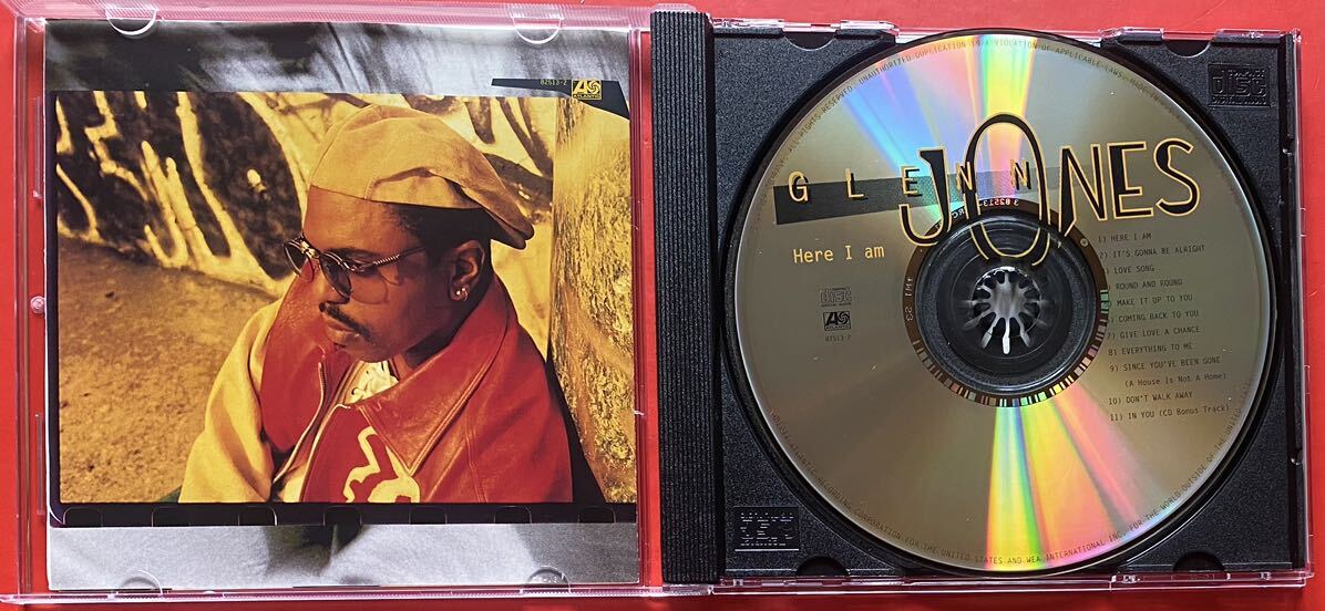 【美品CD】GLENN JONES「HERE I AM」グレン・ジョーンズ 輸入盤 [05050100]_画像3