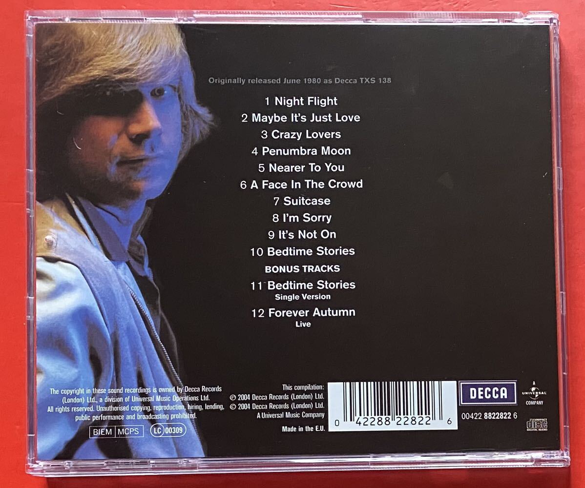 【CD】Justin Hayward「Night Flight」ジャスティン・ヘイワード Moody Blues ムーディー・ブルース 輸入盤 [05100100]_画像2