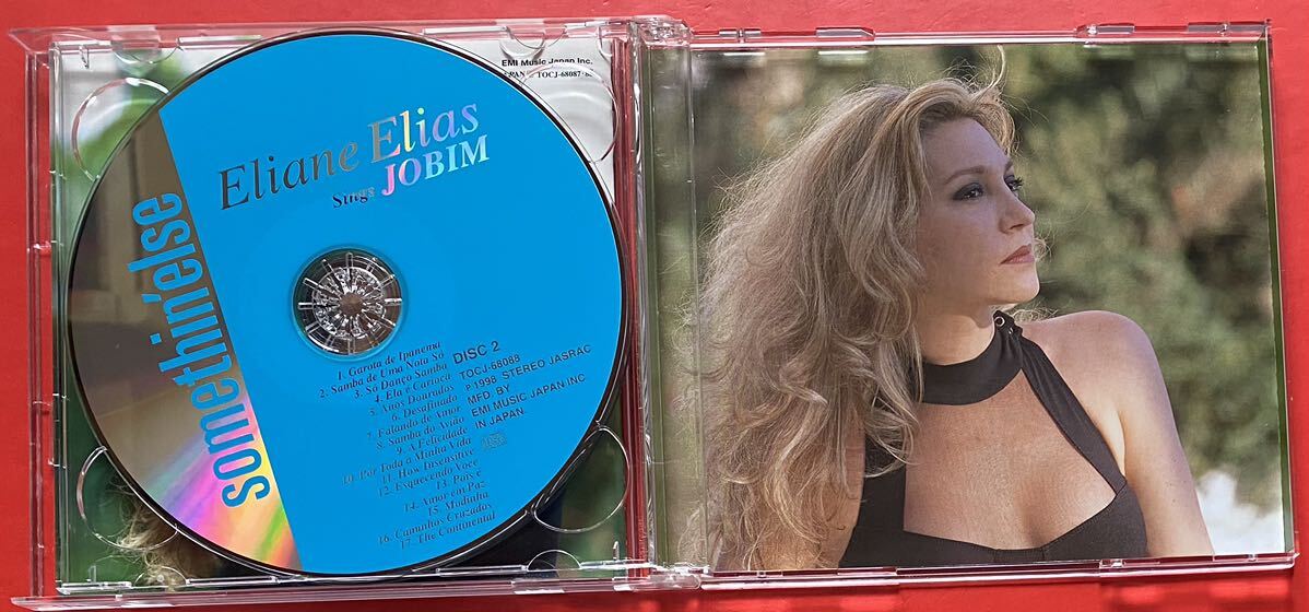 【2CD】イリアーヌ・イリアス「ELIANE ELIAS PLAYS & SINGS JOBIM」国内盤 盤面良好 [05010440]_画像4