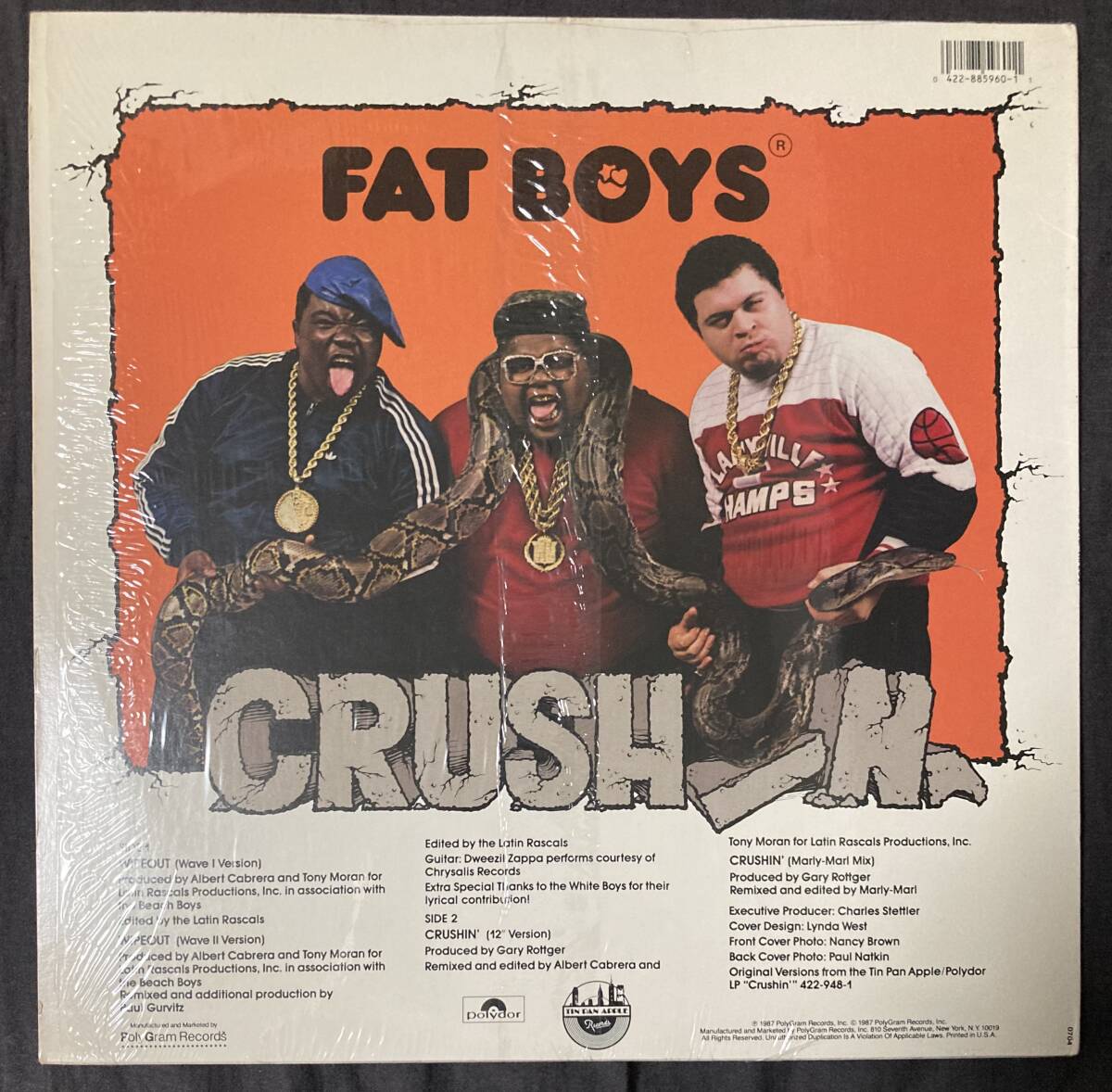 Fat Boys / Wipeout! 12inch レコード　クボタタケシplay b_画像2