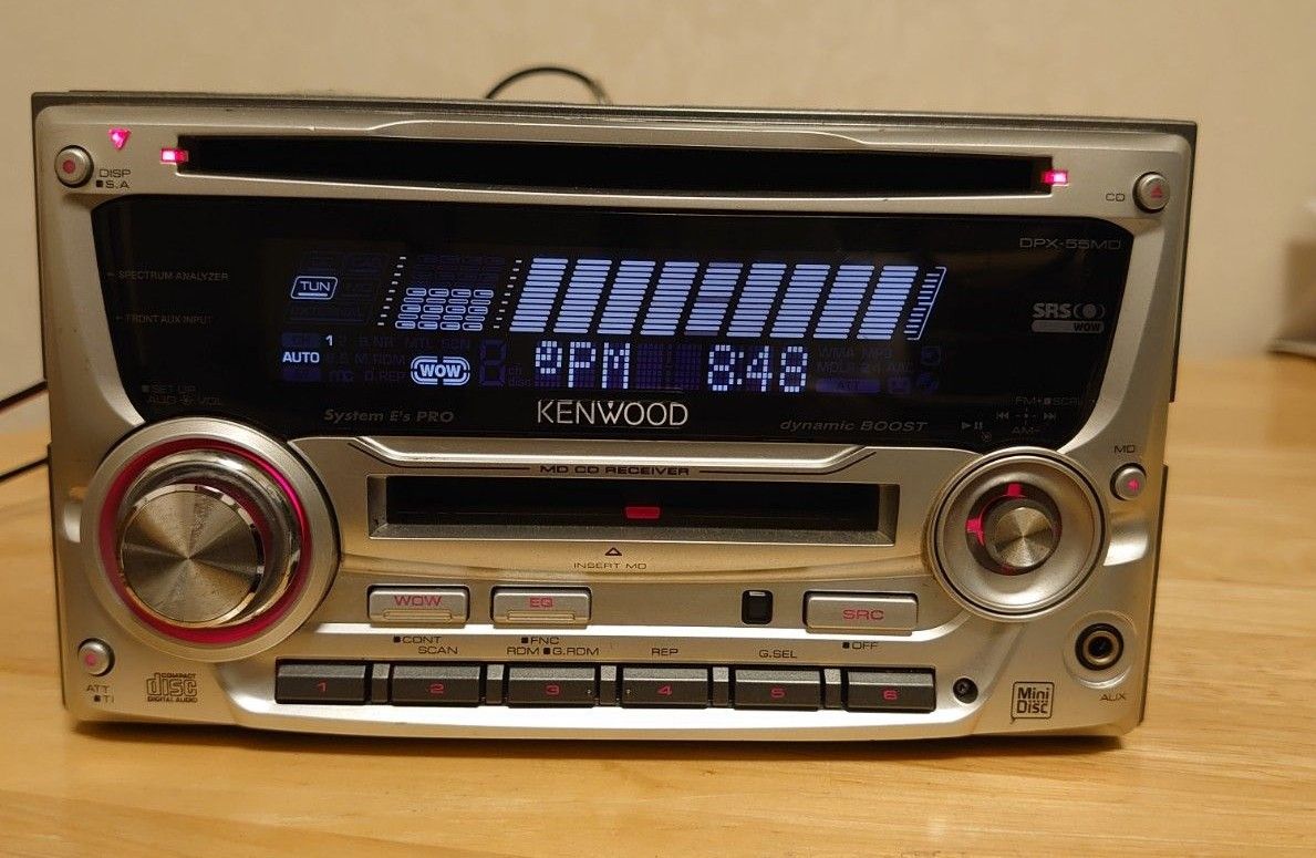 KENWOOD DPX-55MD  MD/CD カーオーディオ