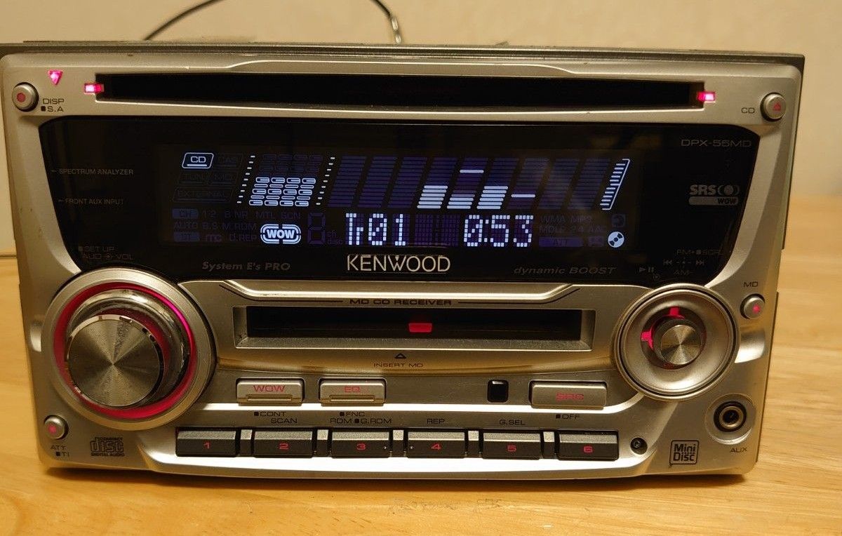 KENWOOD DPX-55MD  MD/CD カーオーディオ