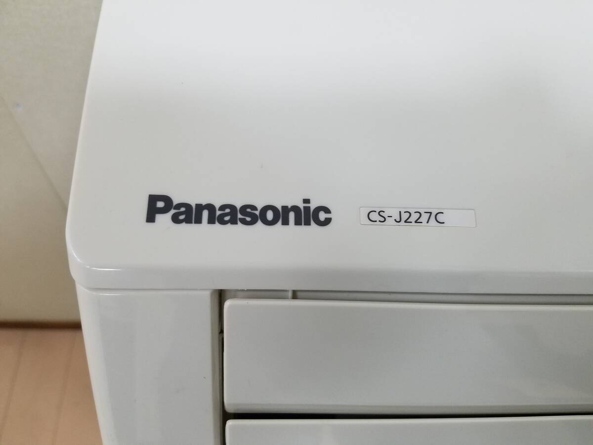 【 подержанный товар 】 кондиционер  Panasonic ... задний  J серия （J）2017 год  степень модель   CS-J227C-W（  кристалл  белый ）