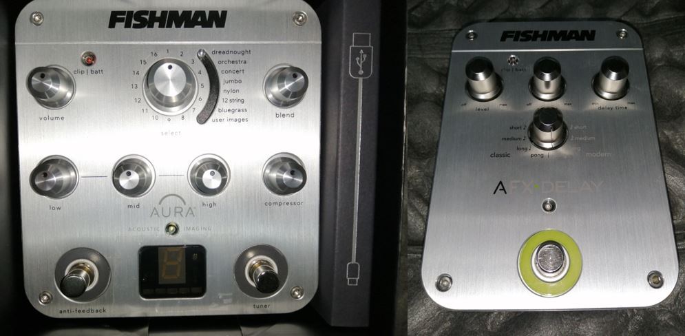 【未使用品】Fishman Aura Spectrum DI & AFX Delay セット_DI & delay