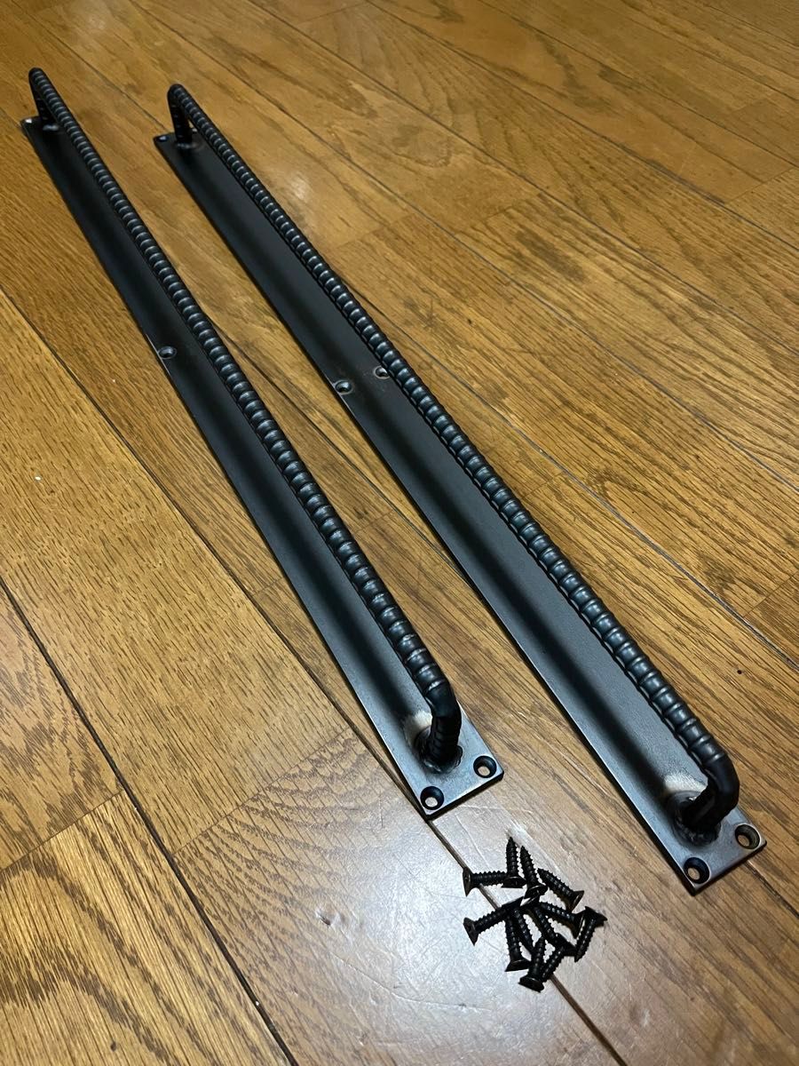 アイアン ドアハンドル 50cm 2本セット 取手 インダストリアル アイアン ドアハンドル 50cm 2本セット 取手 インダストリアル