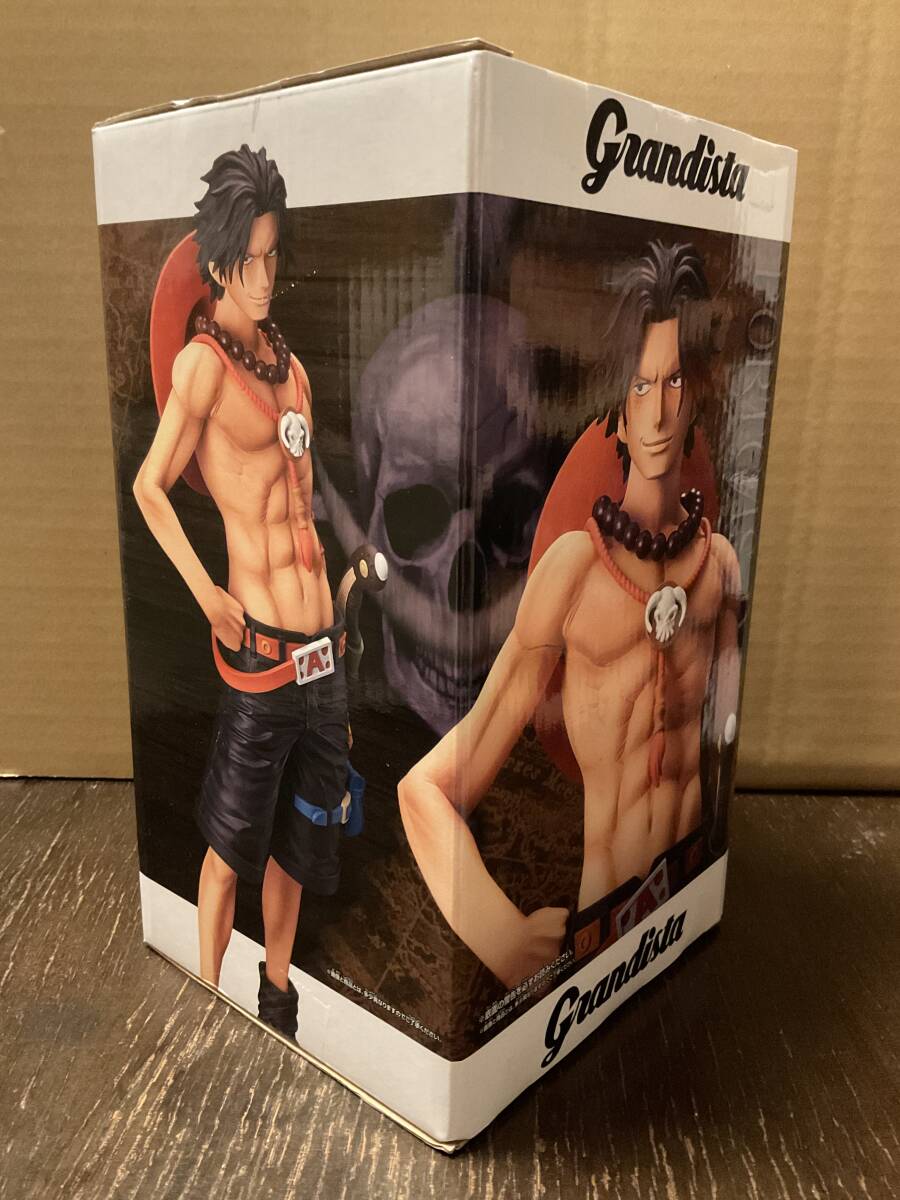 ONE PIECE ワンピース Grandista-THE GRANDLINE MEN-PORTGAS.D.ACE ポートガス・D・エース フィギュア プライズ 新品 未開封_画像3