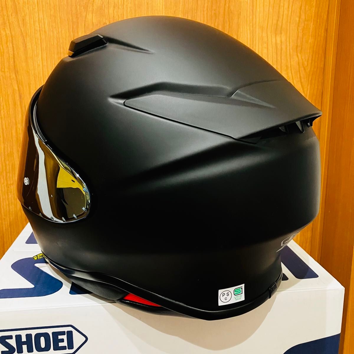 無傷の超美品 SHOEI Z-8 スモークゴールドミラーシールド装着 無傷の超美品 SHOEI Z-8 スモークゴールドミラーシールド装着