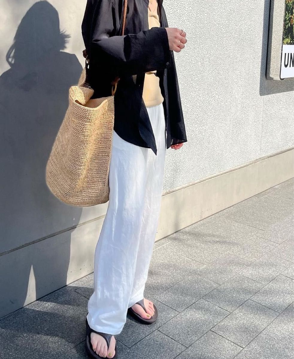A POINT ETC アーポワン ウテセ【22SS】美品 ラフィア 2way A POINT ETC アーポワン ウテセ【22SS】美品 ラフィア 2way