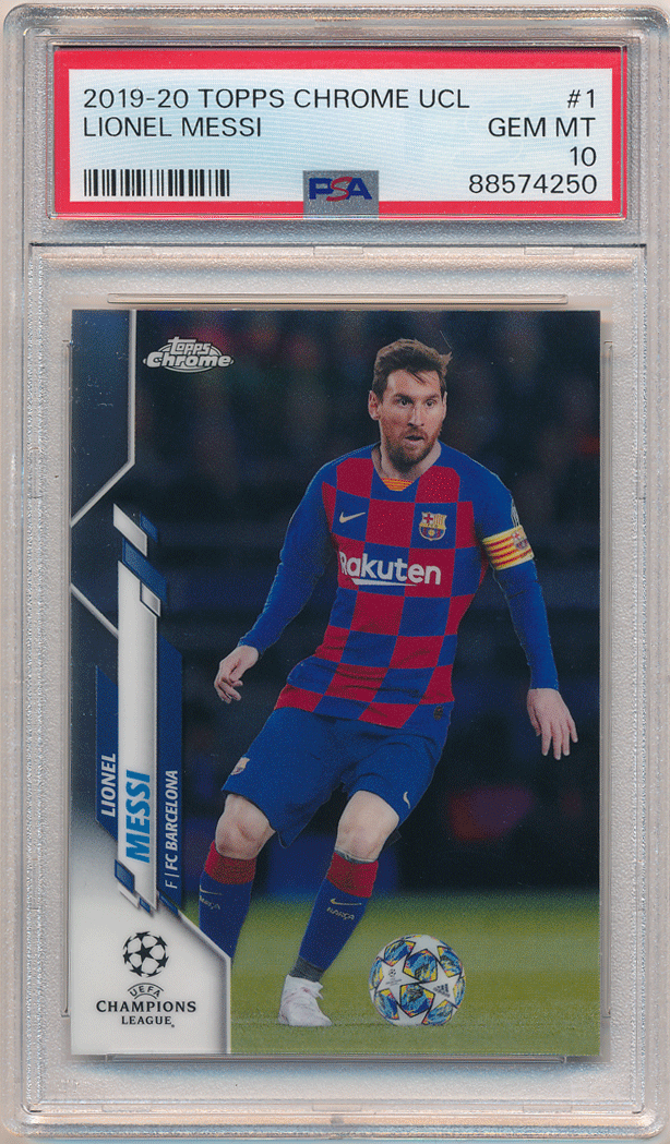 Lionel Messi 2020-21 Topps Chrome Merlin Base Card #1 ベース