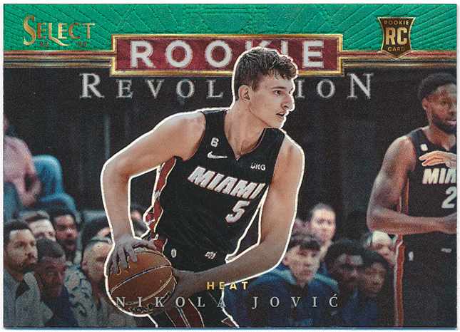 Nikola Jovic NBA 2022-23 Panini Select RC Rookie Revolution Green Prizm ルーキーグリーンプリズム ニコラ・ヨビッチの画像1