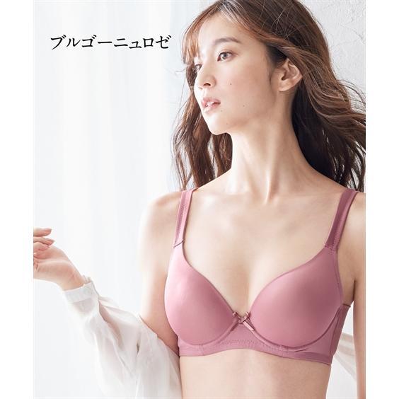 美品 トリンプ＆ニッセン共同ブラジャー×2 G75脇 すっきり 柔らか シームレス ブラ 脇高 脇肉 シンプル モールドカップ_画像3