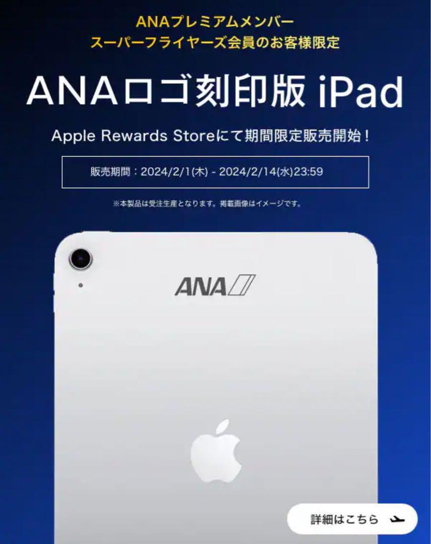 iPad 10.2インチ Wi-Fi 64GB シルバー 2021年 ANA刻印 SFC スーパーフライヤーズクラブ限定モデル_画像9