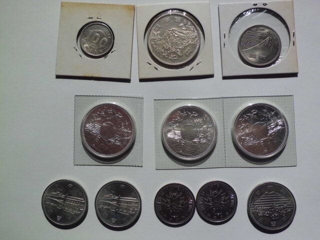 １００００円銀貨　１０００円銀貨　１００円銀貨　５００円硬貨　記念貨幣いろいろ_画像2