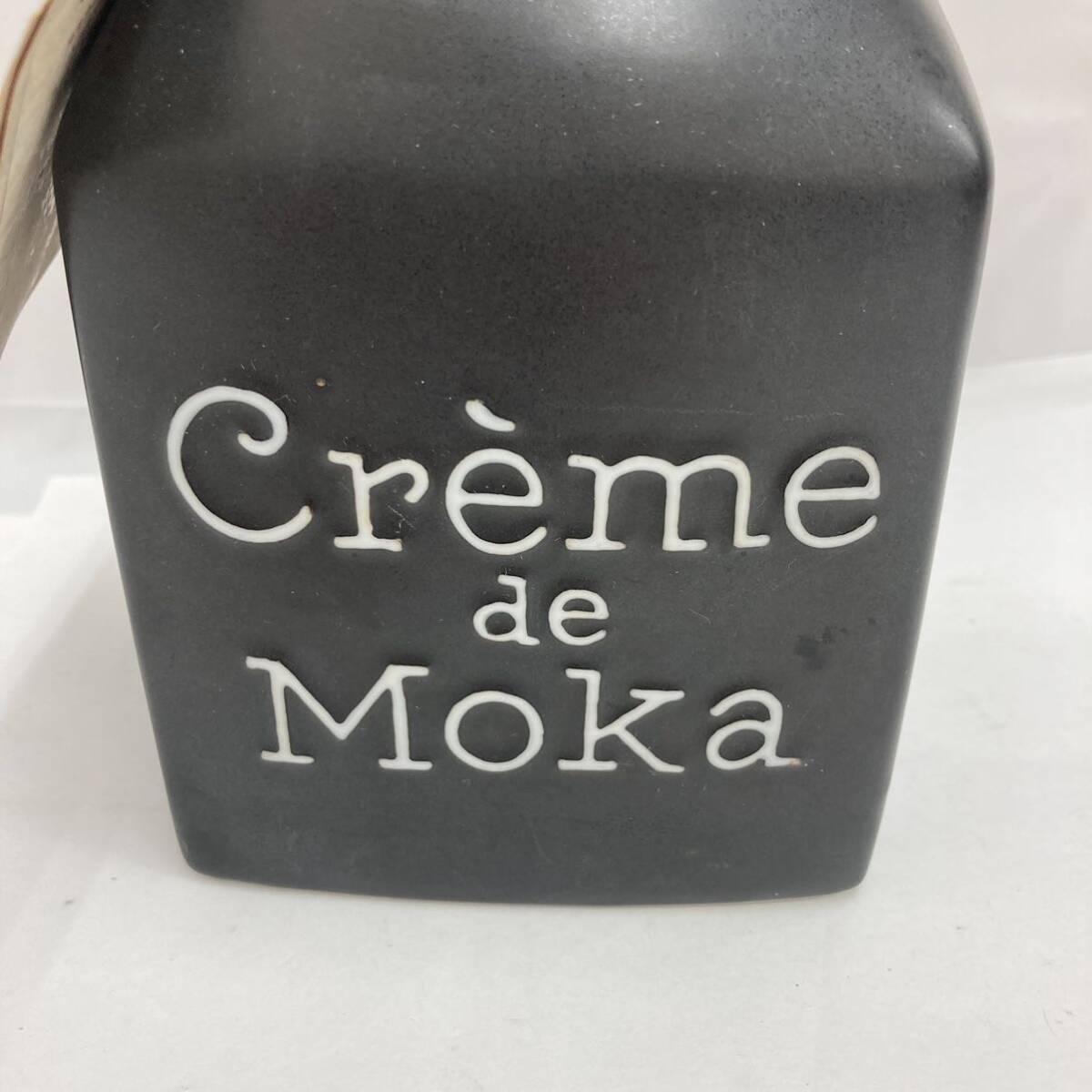 【未開栓】☆HERMES Creme de Moka☆ヘルメス クレーム ド モカ／28%／720ml／陶器ボトル／1285g／リキュール／酒／古酒／0_画像2