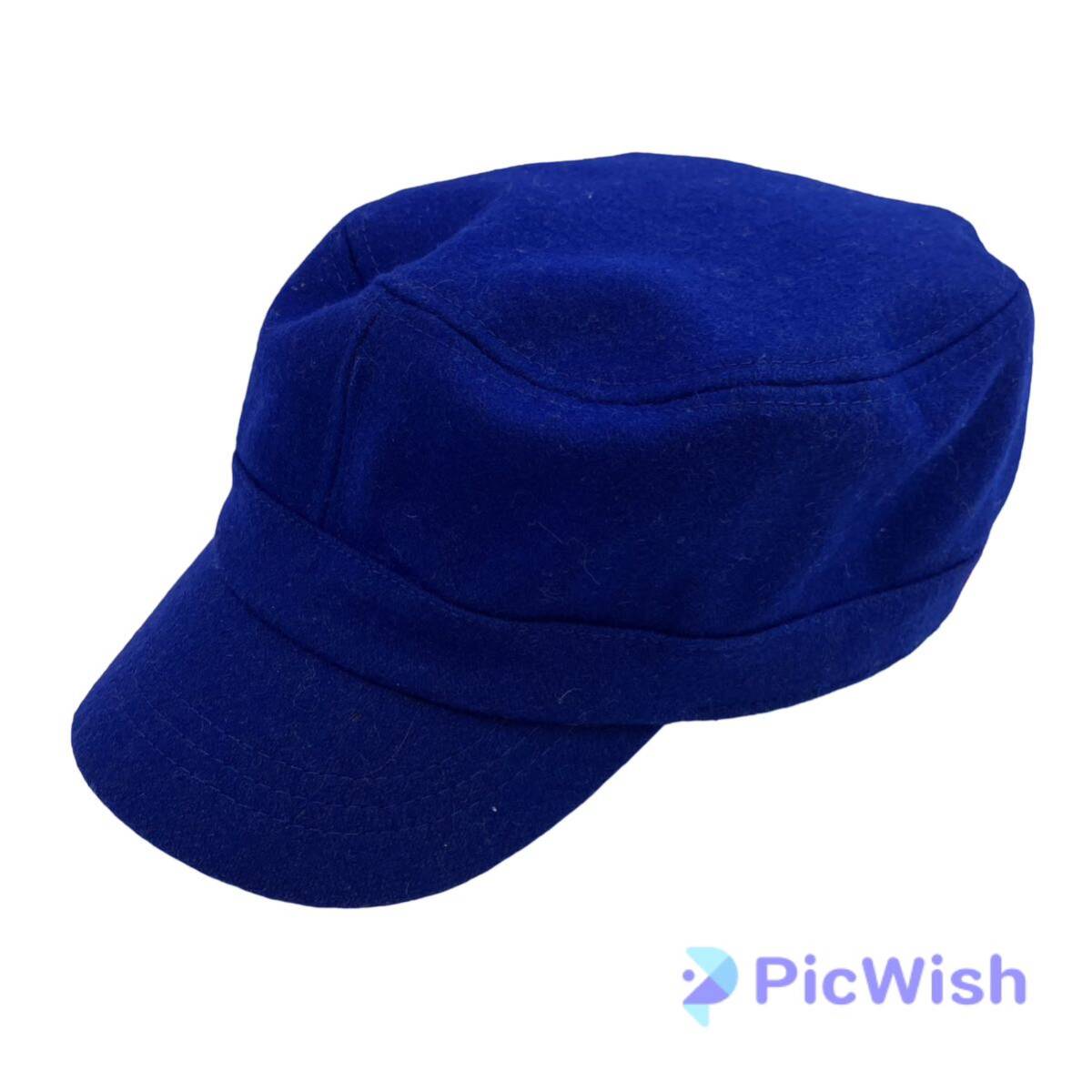 Dickies ディッキーズ　men's メンズ　ladies レディース　ユニセックス　wool ウール製　ワークキャップ　帽子　CAP size:57-59cm ブルー