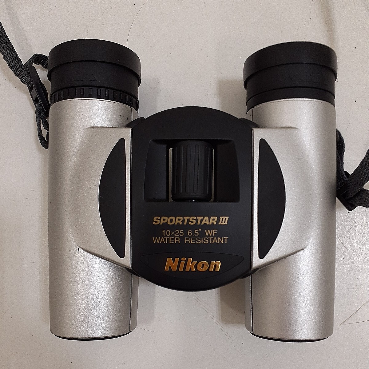 Nikon ニコン 双眼鏡 SPORTSTARⅢ 10X25 6.5° WF / WATER RESISTANT ケース付きの画像8