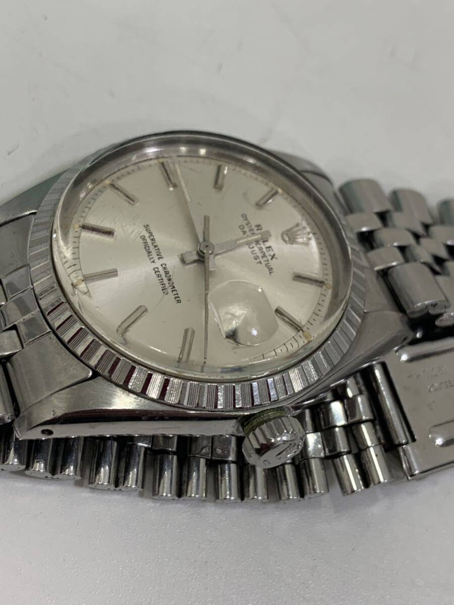 ROLEX ロレックス 1603 DATEJUST デイトジャスト 腕時計 オイスターパーペチュアル アンティーク ヴィンテージ 現状稼働品 自動巻 63510Hの画像7