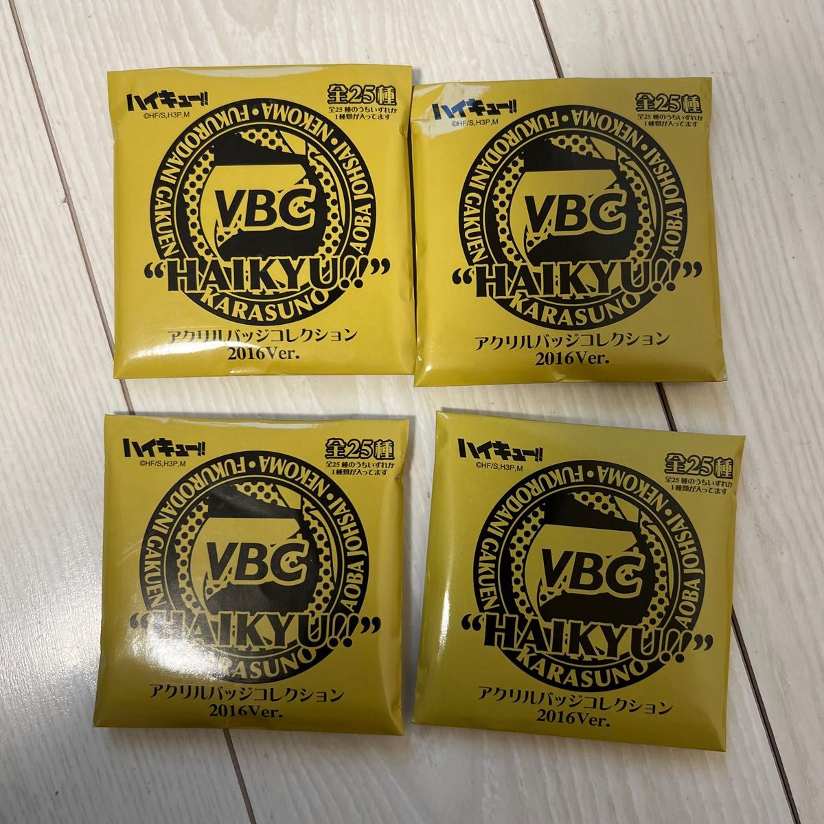ハイキュー vbc缶バッジ