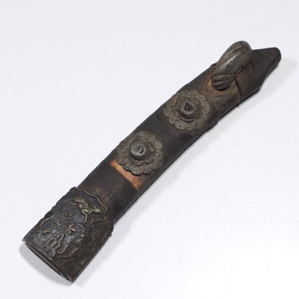 【TAKIYA】7181 『 アイヌ刀拵 』 木彫 エムシ 儀式刀 刀装具 民藝 北海道 古美術 時代_画像7