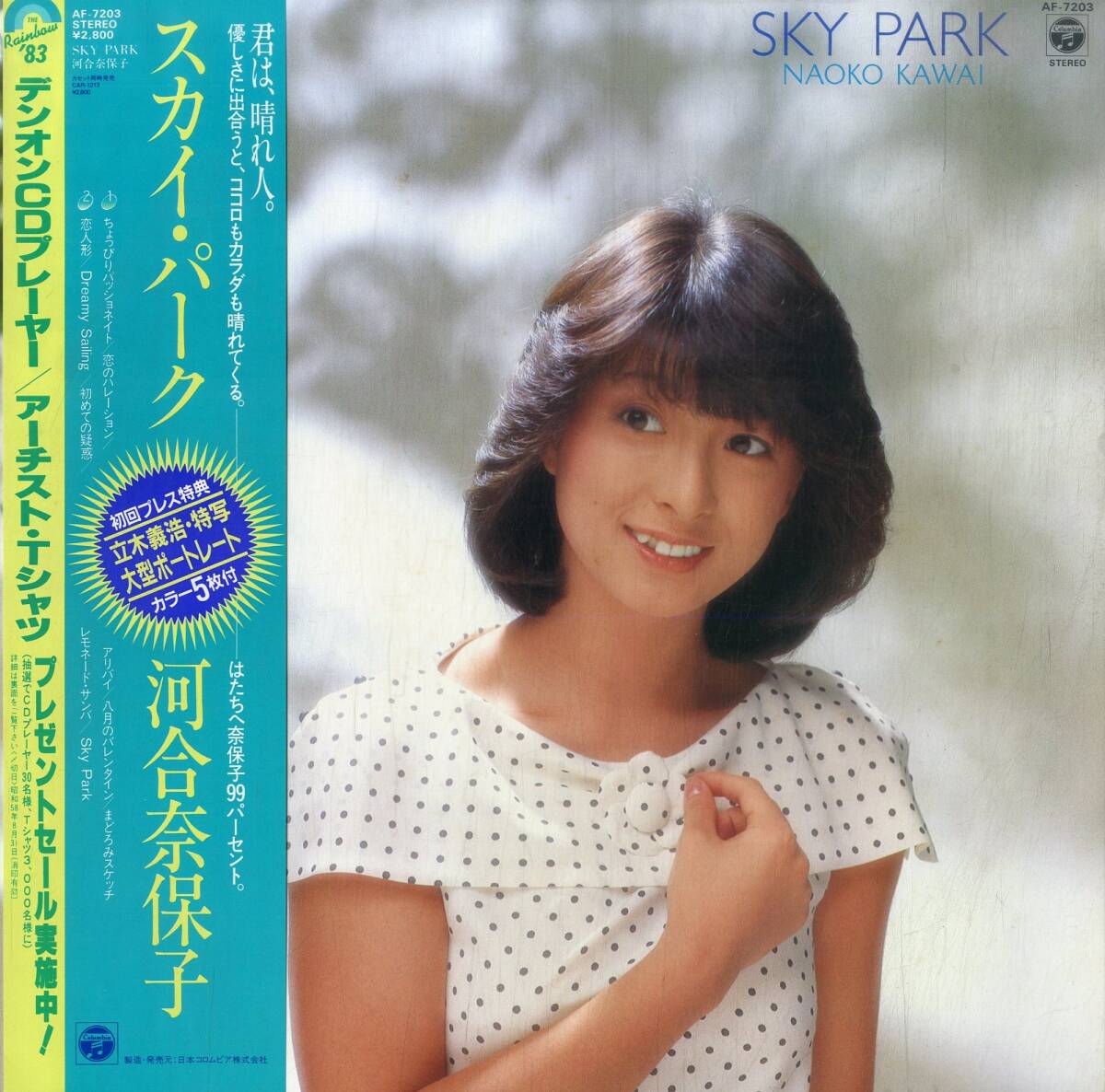 A00578220/LP/河合奈保子「Sky Park (1983年・AF-7203)」_画像1