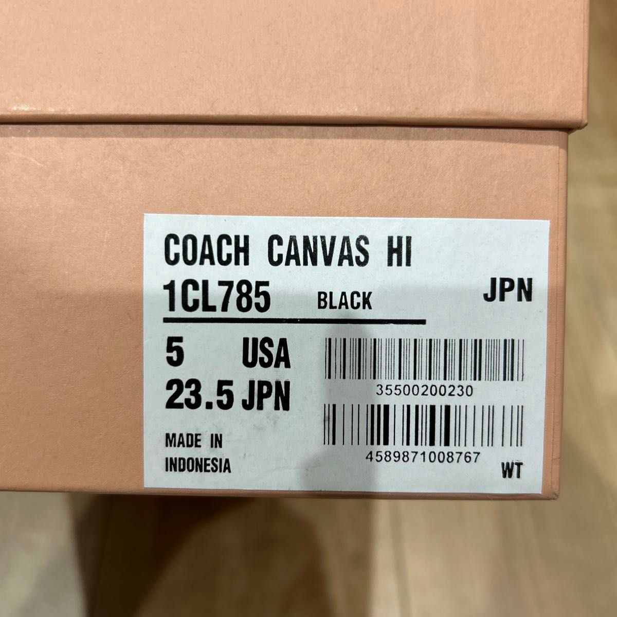 新品　converse コンバース　addict アディクト　coach canvas hi ハイカット　23.5cm US5 