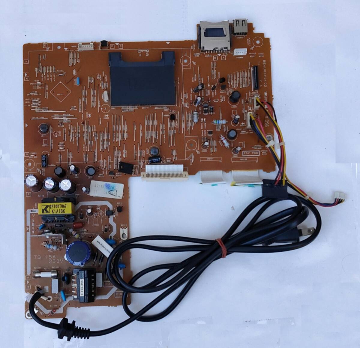 東芝ブルーレイレコーダー D-BZ500用電源基板です。【動作品】_画像1
