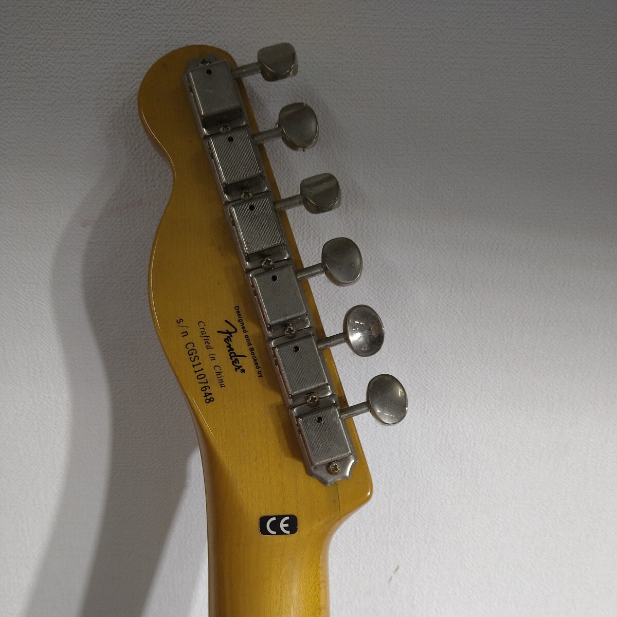 OS015.型番:Squier.0423. Squier by Fender .Telecaster .傷あり.ジャンク_画像7
