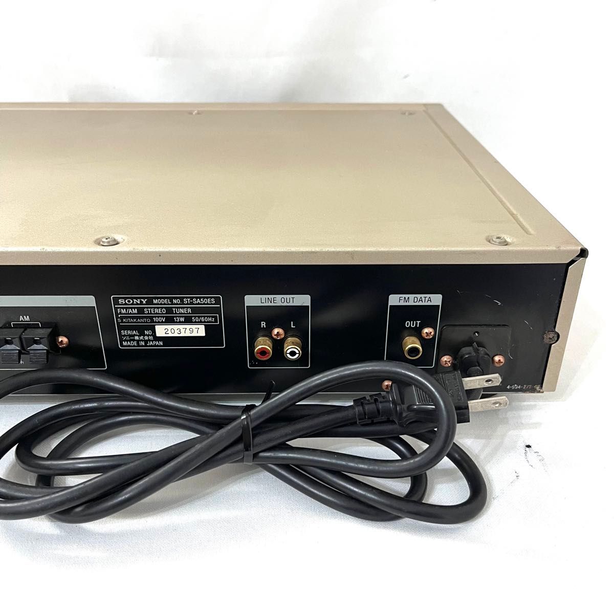 動作確認済】SONY ソニー FM/AM ステレオチューナ ST-SA50ES 動作確認済】SONY ソニー FM/AM ステレオチューナ ST-SA50ES