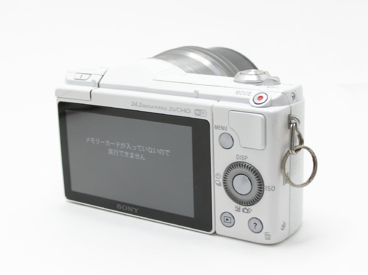 * Hello camera *0851 SONY α5100 16-50mm E3.5-5.6/PZ 2430 десять тысяч пикселей [ корпус . неоригинальный аккумулятор только ] AF рабочий товар текущее состояние 1 иен старт быстрое решение есть 