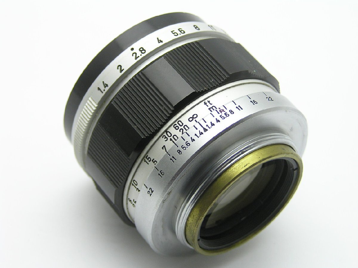 * Hello camera *0660 CANON LENS L mount (50mm F1.4) operation goods present condition 1 jpy start prompt decision equipped 